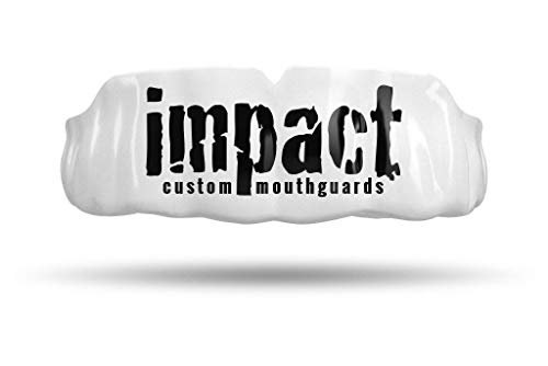 Impact Custom Professional All Sports Mouthguard -(Branded Series) - color: Blk Logo