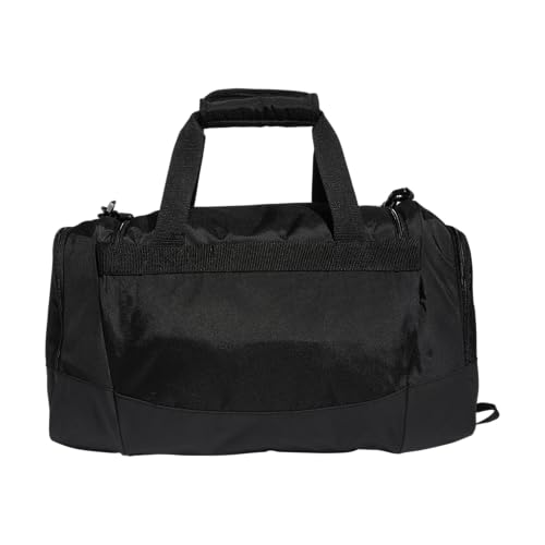adidas Unisex Defender 4.0 Gym Duffel Bag for Men and Women - color: Black/Silver Metallic, style: Small (38l)