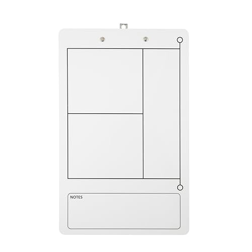 Double-Sided Dry Erase Pickleball Coaching Clipboard, Set of 2