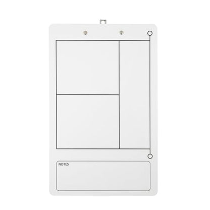Double-Sided Dry Erase Pickleball Coaching Clipboard, Set of 2