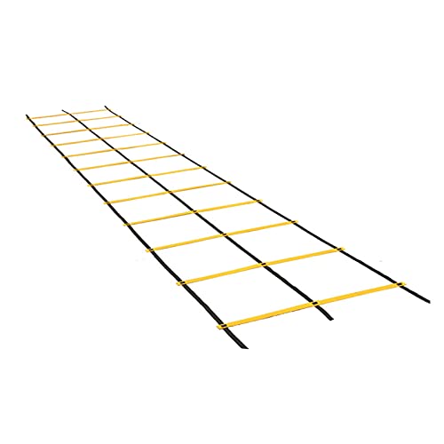 Agility Ladder Adjustable Double Row Agility Ladder,Speed Training Equipment,Football Flexibility Training Jumping,for Outdoor Athletic Footwork, Sports Drills(Size:3M) - size: 3M