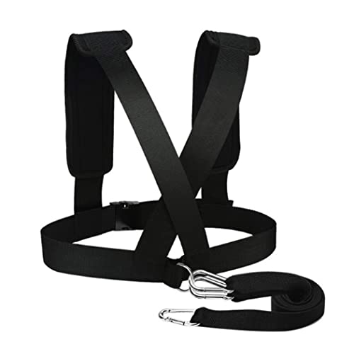 Speed Harness, Sled Harness Tire Pulling Speed Resistance Power Belt Adjustable Weight Trainer with Pull Strap for Daily Use