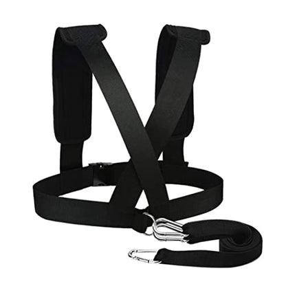 Speed Harness, Sled Harness Tire Pulling Speed Resistance Power Belt Adjustable Weight Trainer with Pull Strap for Daily Use
