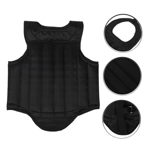 Happyyami Chest Guard for Boxing and Taekwondo Portable Sponge Chest Protector Full-Body for Training and Competition Lightweight and Breathable Design for Adults