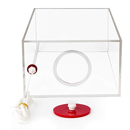 Aquarium Choice Acryli Made Liquid Storage Bucket Doing Pump Reservoir Container (4.7 * 7.4 * 10.9 Inch;5000ml/5L（Red）) - size: 4.7 * 7.4 * 10.9 Inch;5000ml/5L（Red）