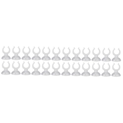 FOMIYES 3sets Cups Heavy Duty for Aquarium Fish Tank Holder Clamp Easy Install Clip 8pcs*3