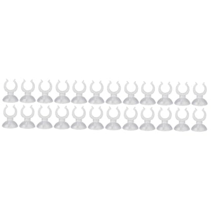 FOMIYES 3sets Cups Heavy Duty for Aquarium Fish Tank Holder Clamp Easy Install Clip 8pcs*3