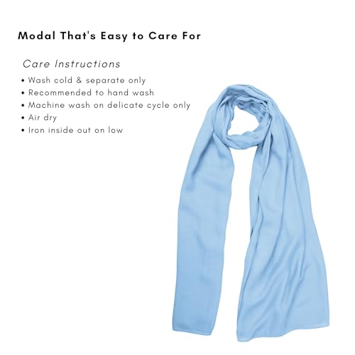 Modal Hijab for Women | Headscarf - color: Cotton Candy Modal - Plain Hijab