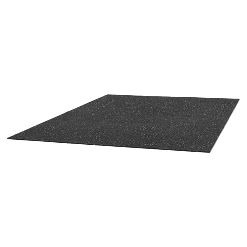 VEVOR 0.56Inch 96sq.ft 24 Tiles Gym Flooring for Home Gym, Rubber Top with High Density EVA Foam, 24 x 24In Gym Floor Exercise Equipment Mats, Interlocking Gym Mats, Puzzle Workout Mats, Black & Gray | Rubber Top with High Density EVA Foam, Lightweight Gy