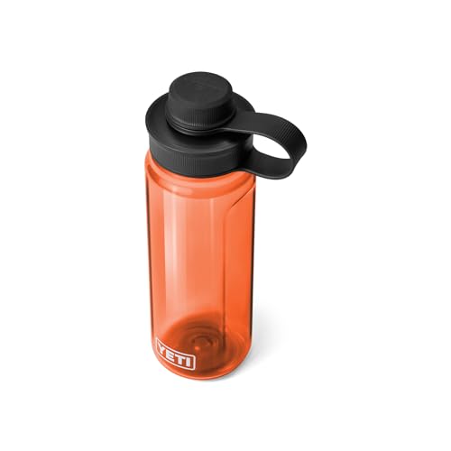 YETI Yonder Water Bottle with Yonder Tether Cap, Lightweight, Leakproof and BPA-Free - color: King Crab, size: 25 Ounces