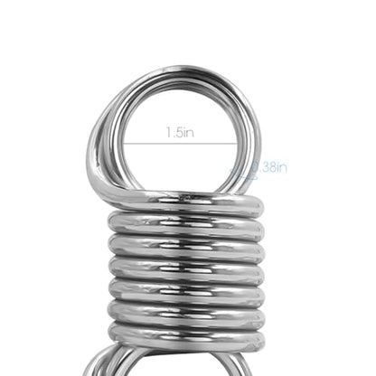 Aoneky Heavy Duty Punching Bag Spring - 300lb Capacity All-Steel Construction with Vibration Absorption, Top/Bottom Mount for 75-300lbs Boxing Bags (Safety Locked Ends)