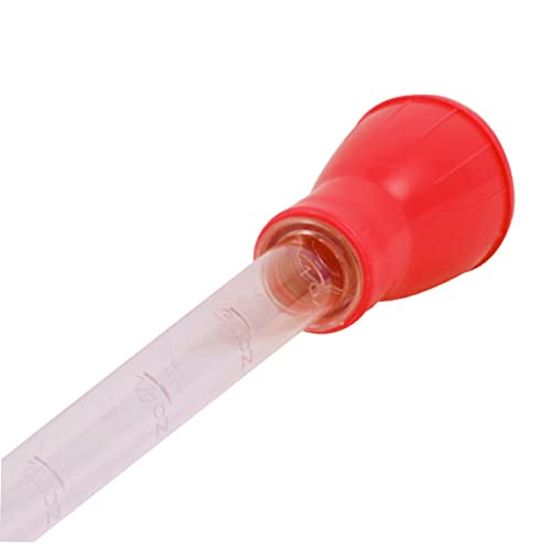 BESPORTBLE Fish Tank Pipette Fish Tank Cleaner Red Aquarium Pipette