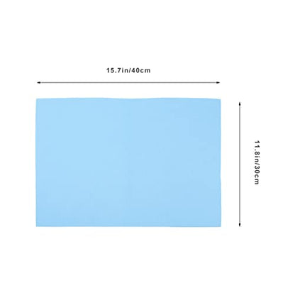 Garneck Thickened Fish Tank Mat Shockproof Aquarium Pad for Non- Cushioning Base for Fish Tanks and Terrariums - color: Blue