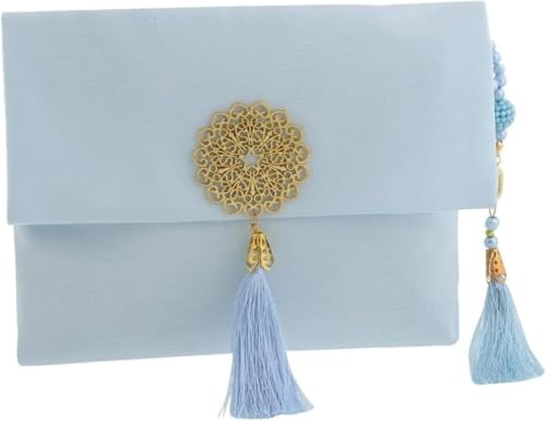Premium Area Rug for Islamic Prayers - Muslim Prayer Mat and Rug for Men with Arabic Gifts - Traditional Islamic Prayer Rug Islam - سجادة صلاة Included - color: Blue