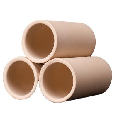 Aquarium Cave Ceramic Shelters - Shrimp and Small Fish Habitat, Breeding Tube, Hiding cave,Aquarium Decorative 3/6/Single Holes,3 Way Pipe - color: 3 Way Pipe