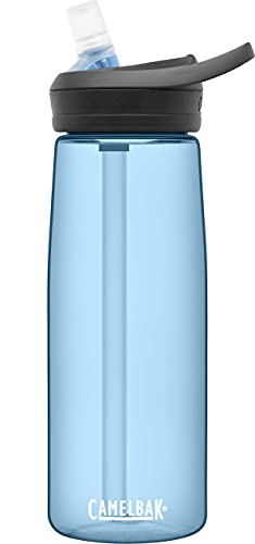 CamelBak Eddy+ Water Bottle with Bite Valve Straw, Leak‑Resistant Easy‑Sip Design for Everyday Hydration, 25oz, True Blue - color: True Blue, size: 25 Ounces