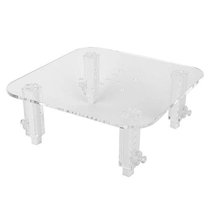 Protein Skimmer Stand Protein Separator Bracket Adjustable Height | Acrylic Bracket Protein Separator Heightening Accessories for Aquarium Fish Tank - size: Middle