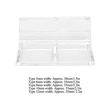 KIMISS 20Pcs Glass Cover Acrylic Clip Holder Support Clamp Accessory for Aquarium Fish 20Pcs Glass Cover (10mm) - size: 10mm