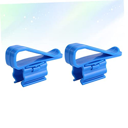 2pcs Aquarium Filtration Hose Holder Water Clip for Fixing Tropical Fish Tanks Compact and Convenient Soft Tube Clamp for Cleaning and Water Changes
