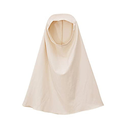 IBTOM CASTLE Abaya for Girl Kids Hijab Scarf Muslim Dress Two-piece Ramadan Prayer Clothes Islamic Arabic Kaftan Khimar Robe - color: Green, size: 1-2T