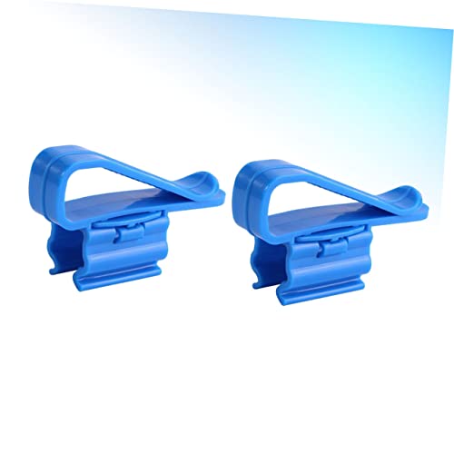 2pcs Aquarium Filtration Hose Clip Pipe Holder for Easy Cleaning and Water Change Fish Tanks and Buckets - size: 8.5*1.8CM