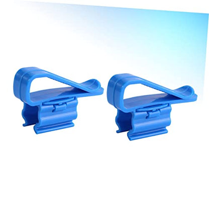 2pcs Aquarium Filtration Hose Clip Pipe Holder for Easy Cleaning and Water Change Fish Tanks and Buckets - size: 8.5*1.8CM