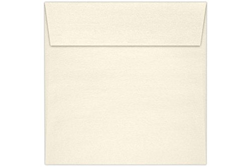 LUXPaper Square Invitation Envelopes | Peel & Press | 3 1/4" x 3 1/4" | Champagne Metallic | 80lb. Text | 50 Qty - color: Champagne, size: 3 1/4 x 3 1/4 inches