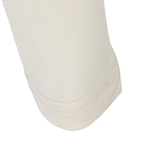 LoveinDIY Full Arm Sleeves Shrug Hijab Ramadan Islamic Stretchy Modal One Piece - color: Beige