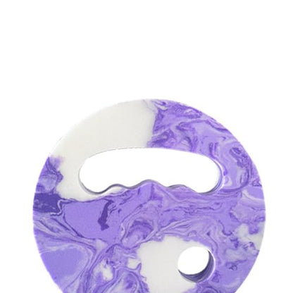 Menolana Water Exercise Discs Pool Resistance, Swim Discs Lightweight Buoyancy EVA Foam Aerobic Equipment for Water Workout Beach Pool - color: Purple White
