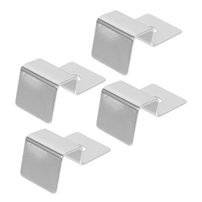 BESPORTBLE 4pcs Heavy Duty Stainless Steel Aquarium Lid Holder Bracket for Glass Tanks Sturdy Support for Fish Tank Covers and Accessories
