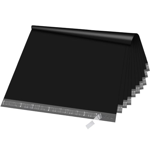 Fuxury Extra Large Poly Mailers 24x36" 25 Pc, XXL Jumbo Shipping Bags,Black | 2.5 Mil Thick,Opaque Mailers Poly Bags,Self Seal Mailing Envelopes Large For Oversized Clothing Business,Boutique & Online - color: Black, size: 24x36" 25pcs