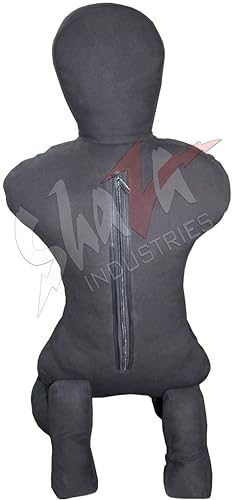 Shaza MMA BJJ Wrestling Submission Dummy Bag Unfilled SI 2145 - color: Black, size: 72 inches| 180cm| 6 Feet