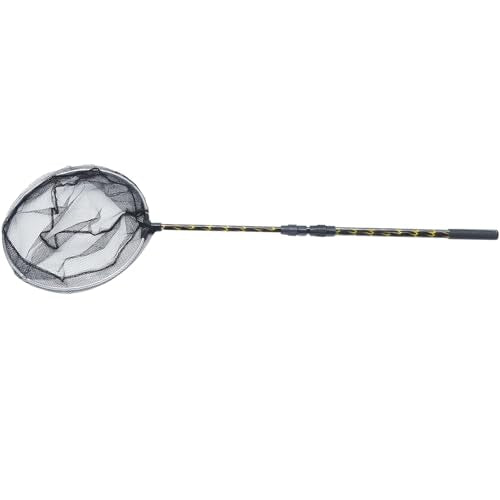 Cabilock Telescopic Fishing Net Replacement 1.5m Extendable Fish Landing Net with 35cm Mesh Head Portable Fishing Tool for Freshwater Pier and Camping Use
