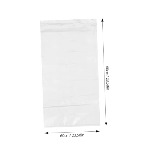 Ciieeo 50pcs Transparent Fish Transport Bags Leak-resistant Oxygen Bags for Safe Shipping of Fish and Clear Plastic
