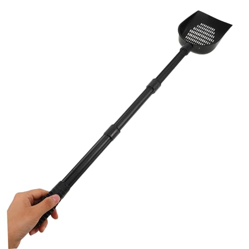 SHINEOFI Aquarium Gravel Long Handle Fish Tank Sand Shovel with Detachable Extension Handle Multipurpose Scoop for Gravel Sand and Debris Safe for Tank Decorations 26.77in