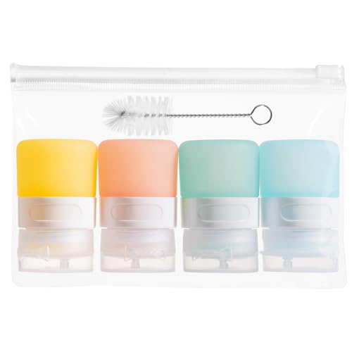 MICEBAY 1 oz Condiment Squeeze Bottles, Leakproof Salad Dressing Container - color: Candies, size: 1 OZ