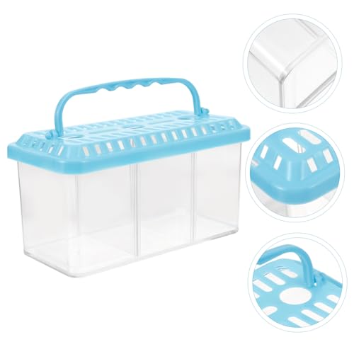 LIOOBO Fish Breeding Isolation Box Multi Functional Tank for Fish Shrimp Transparent Design for Easy Observation Increases Survival Rate of Betta Fish and More