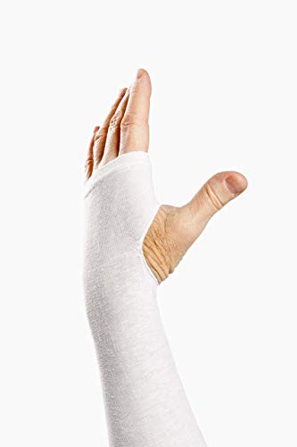 Prevent Products, Inc Elderly Skin Protector, Thin Skin & Tear Protective Arm Sleeve - Made in USA (One Pair) - color: White, size: X-Large (1 Pair)