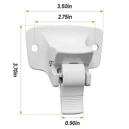 3314067.004B RV Awning Support Bracket for Dometic Sunchaser Polar | Bottom Bracket Assembly Wall Mount Bracket For Rv Camper Trailer