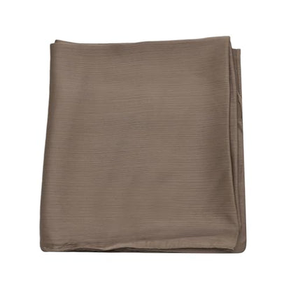 JUMISEE Silky Satin Hijab Scarf for Women Fashion Crinkle Crepe Instant Muslim Islamic Hijab Head Wrap Long Shawls - color: Khaki