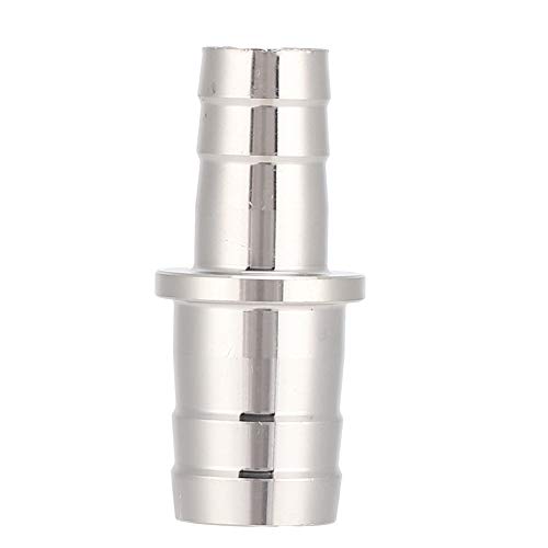 Yosoo 2 Types of Aquarium Stainless Steel Water Pipe Adapter Fittings Joint Connector for Fish Tank 12mm/0.47in to 16mm/0.63in, 16mm/0.63in to 20mm/0.79in Hose Converter