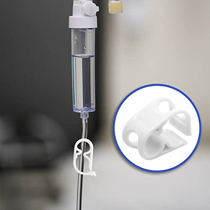 Murtenze Siphon Hose Clamp, White, 6Pcs | Flow Control Clamp, Adjustable Tube Clamp, Plastic Tubing Clamps - color: White