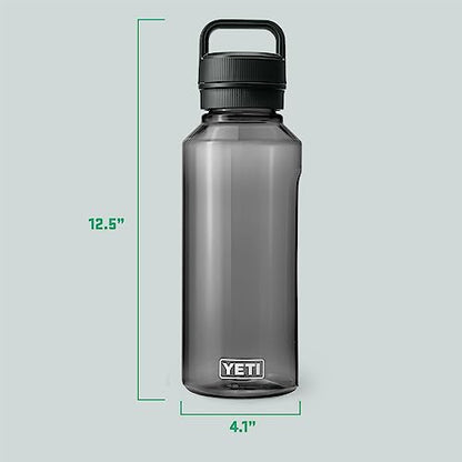 YETI Yonder Water Bottle with Yonder Chug Cap, Lightweight, Leakproof and BPA-Free - color: Charcoal, style: 50oz