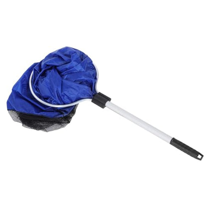 Dioche Sock Net Koi Aquarium Soft Fishing Net - Large Koi Transfer Mesh Basket for Safe Fish Transfers - Nonslip Handle - Portable and Durable for Medium to Large Fish - size: Diameter 35CM, handle 50CM