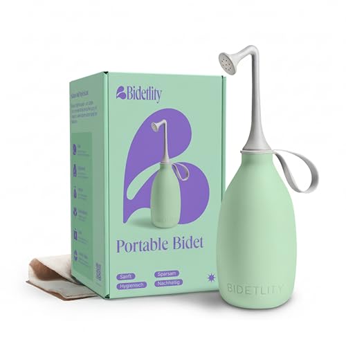 Portable Bidet, Peri Bottle, Travel Bag, BPA Free, Minty Mint - color: Minty Mint