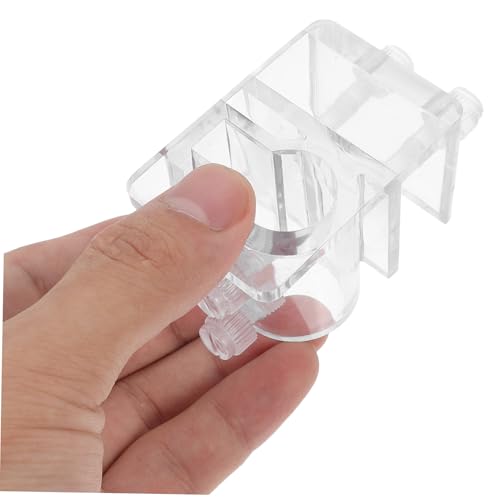 Aquarium Water Pipe Fixing Clamp Heavy Duty Hose Holder Bracket for Fish Tank Adjustable Dosing Pump Hose Clip Sturdy Tube Hanger Easy Installation