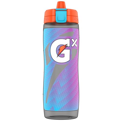 Gatorade Gx Bottle, Momentum Neon Blue - color: Neon Blue, size: 30 Ounces