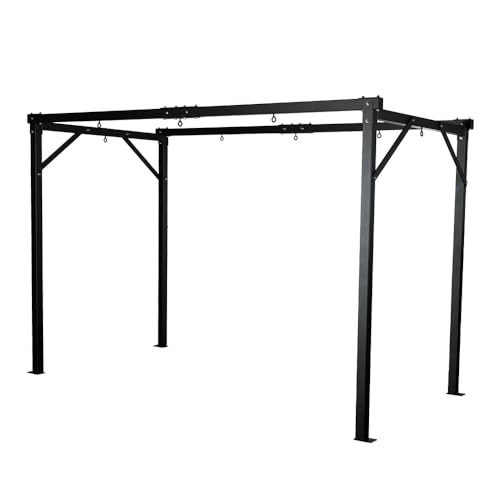 Titan Fitness Heavy Bag Boxing Stand - Holds 8 Bags, 12'x6' Commercial Boxing Training Rack, 360-Degress Access, 3" Steel Tubing with Bolt-Down Stability, Collapsible to 4-Bag Setup