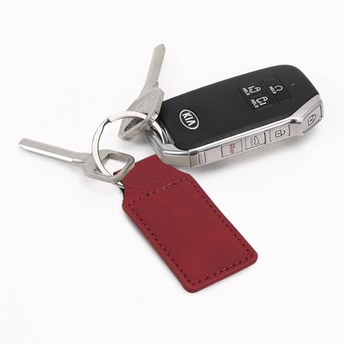 LaserGram Personalized Rectangle Keychain, Allah 2 (Burgundy) - color: Burgundy