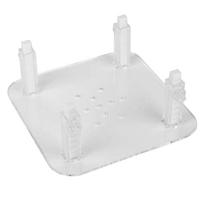 Marine Tank Protein Skimmer Stand, Acrylic Adjustable Height, Protein Skimmer Lifter Elevating Rack, Heightening Pad Accessory, Acrylic Construction, Fits Multiple Sizes, Reduces Resonance Noise, Desi - size: S